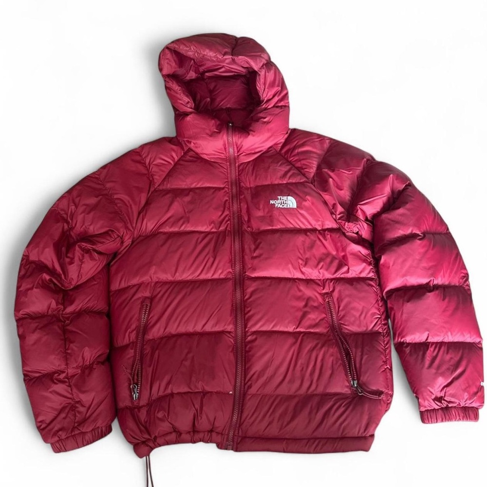 The North Face Burgundy Puffer Jacket